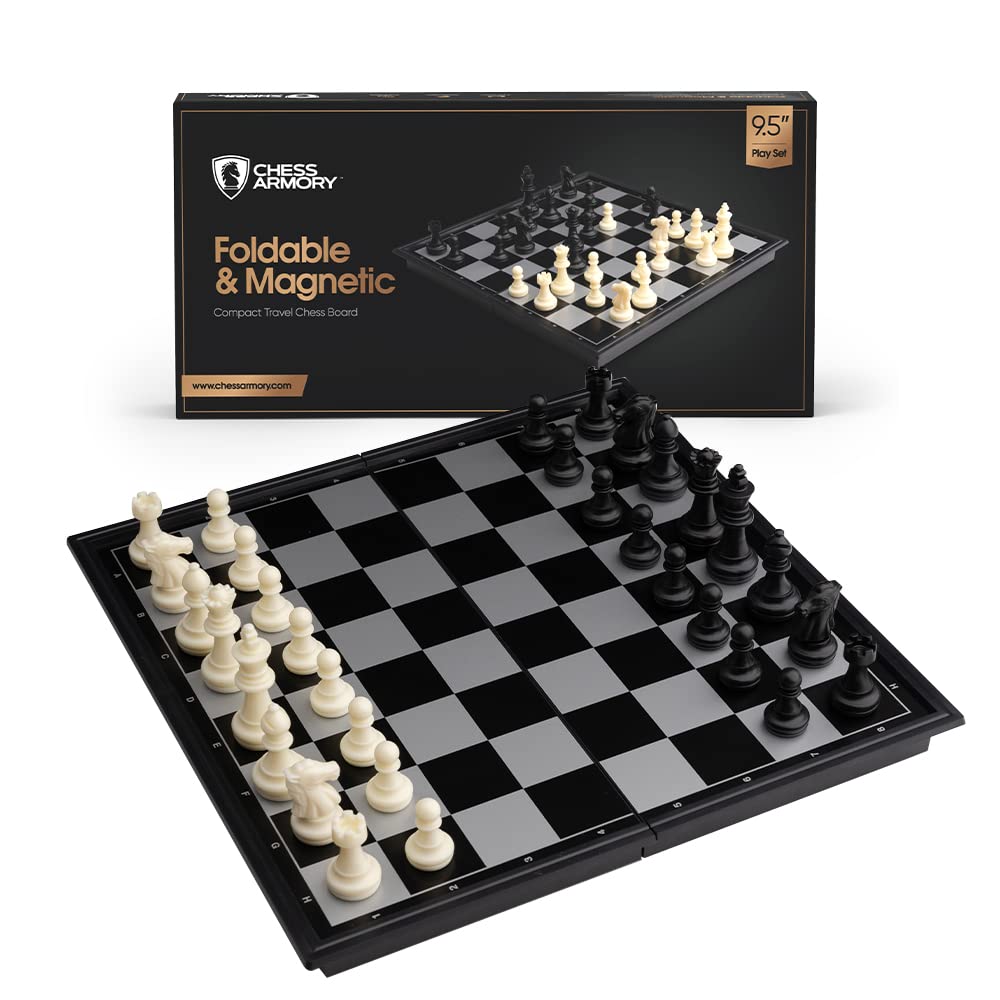 Amazon.com: Chess Armory Travel Chess Set and Chess Clock Bundle
